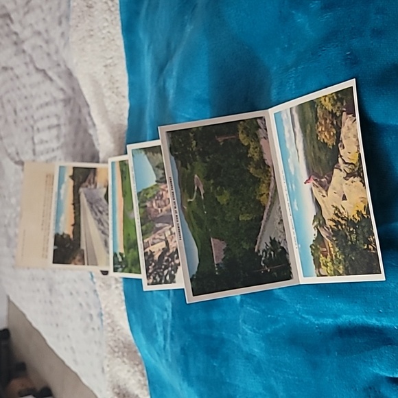 Vintage scenes along blue ridge parkway souvenir folder - Picture 7 of 7